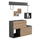 Set paradhomë Cerb 120x20x72Hcm (HM8957.11), gri