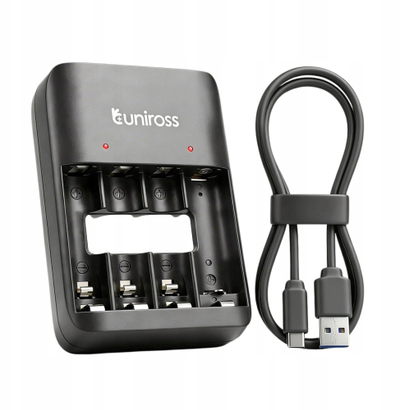 Karikues baterish GP Uniross, AA AAA, USB C, i zi