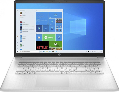 Laptop HP 17-cn0173st, 17.3 ", Full HD, Intel Core i3-1115G4, 8 GB RAM, 512 GB M.2 PCIe SSD, i argjendtë