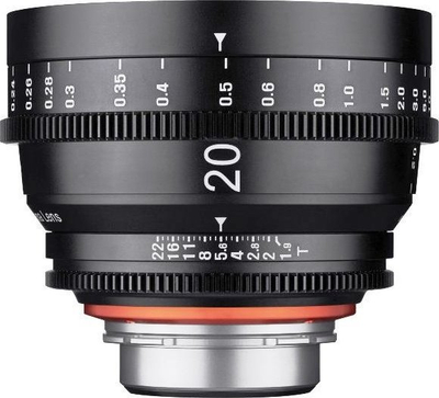 Objektiv kinemaje XEEN 20mm T1.9, Canon EF, Full Frame, i zi
