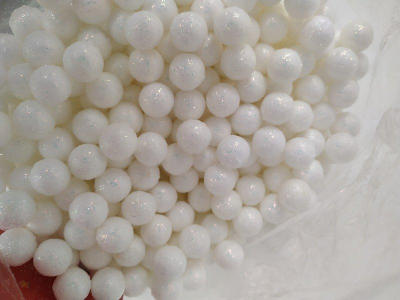 Topthat stiropori Hasta, sfera 10-12mm, 20g, të bardha