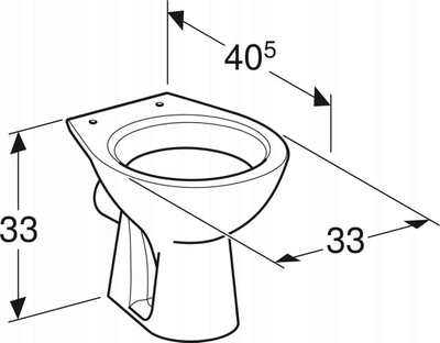 Guaskë WC për kalamaj GEBERIT Enfant, dalje horizontale, e bardhë