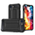 Маса за телефон Hurtel Hybrid Armor за iPhone 16e, TPU и поликарбонат, заштита од удари, црна