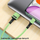 Kabllo Usams USB-A - microUSB (69871-uu), 1 m, e gjelbër
