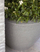 Vazo bimore Capi Arc Granite, 60 x 48 cm, plastike imitim graniti, antracit