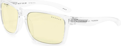 Syze kompjutri GUNNAR Intercept, xhama amber, kornizë crystal transparente