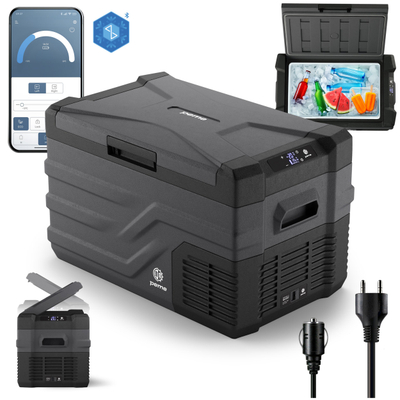 Frigorifer turistik Peme Quest 30, 27L, kompresor 12V 24V 230V, i zi