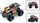 Lodër me kocka Sluban Off Road Monster Truck M38-B1162, 267 copë, Pull Back, shumëngjyrëshe