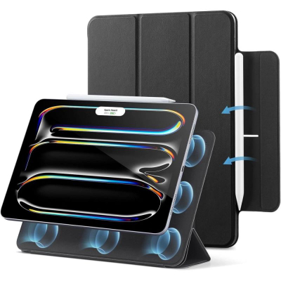 Mbrojtëse tablet ESR Rebound për iPad Pro 13 2024, me magnet, e zezë