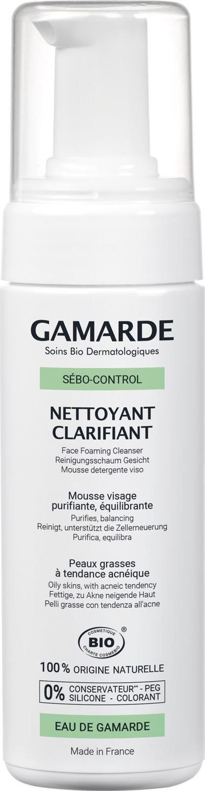 Xhel pastrimi fytyre Gamarde Sebo Control, për lëkurë me akne, 160ml