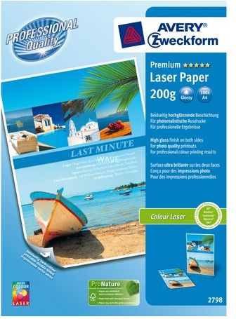 Letër fotografie Avery Zweckform për printer A4 (2798)