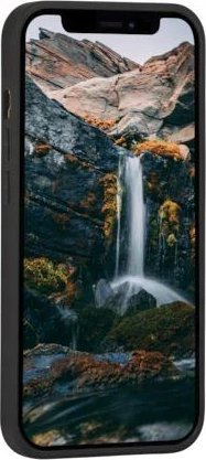 Mbrojtëse telefoni Dbramante1928 Greenland për iPhone 13 Pro Max, plastike e ricikluar, mban karikim wireless, e zezë