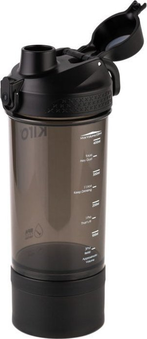 Шише за вода Kiro KI1109BL, 550 ml, Tritan без BPA, црно