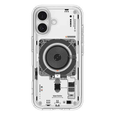 Kapak telefoni Spigen Ultra Hybrid MagSafe Neo One, për iPhone 17, transparent