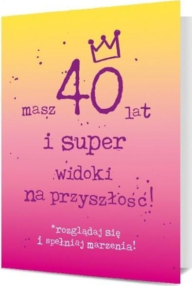 Kartolinë ditëlindjeje Pan Dragon Birthday Card 40 B6-1912, formati B6, me zarf, shumëngjyrëshe