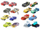 Set lodrash Mattel Disney Pixar Cars Ramone dhe Flo, 2 copë, shkalla 1:64, shumëngjyrësh