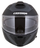 Helmetë touring CASSIDA Modulo 2.1 Profile Vision, flip up, vizor Pinlock ready, i zi mat gri reflektues