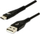 Kabllo USB Logo USB A në USB C, 1m, e zezë