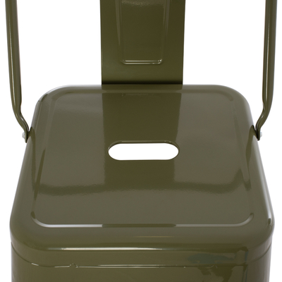 Karrige bar METAL MELITA HM8643.03, metal, 43x43x100cm, jeshile ulliri e errët
