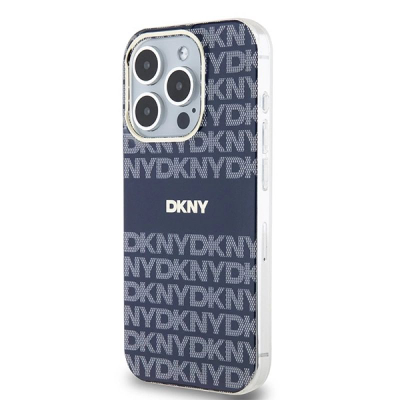 Mbulesë telefoni DKNY DKHMP15XHRHSEB për iPhone 15 Pro Max 6.7", hardcase MagSafe, blu