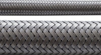 Gyp uji fleksibël Tucai, 3/8" femër në 1/2" femër, gri