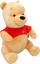 Lodër pelushi Disney Winnie the Pooh, 35cm, klasik, e verdhë me bluzë të kuqe