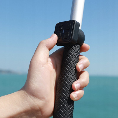 Selfie stick SJCAM me telekomandë WiFi, teleskopik 28 91cm, aliazh alumini, i zi