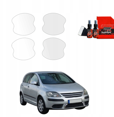 Folie mbrojtëse doreze BodyShield Volkswagen Golf Plus 5D, set 4 copë, transparente, 2004-2008