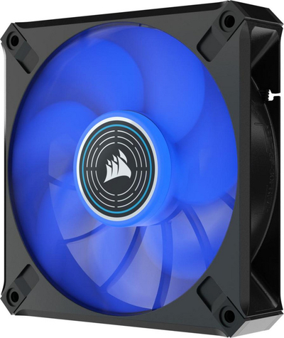 Ventilator Corsair ML120 LED Elite Blue (CO-9050122-WW), zi dhe bardhë