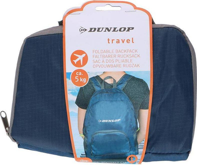 Çantë shpine Dunlop, e lehtë, sportive, e zezë