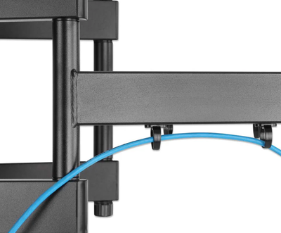 Mbajtës për TV Manhattan 461221, lëvizëse, 60"-100", 80 kg, e zezë