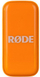 Mikrofon pa tela Røde Wireless Micro, USB C, 21 orë bateri, portokalli