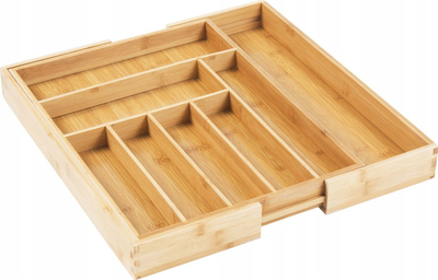Tabaka për takëme Greenblue Bamboo GB379, bambu e rregullueshme, kafe