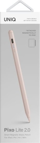 Stilolaps digjital UNIQ Pixo Lite 2.0, magnetik për iPad, rowy blush rozë