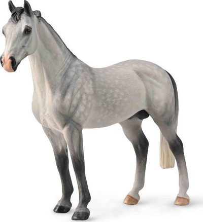 Figurinë kafshe Collecta Hanoverian Stallion, për koleksion, black grey