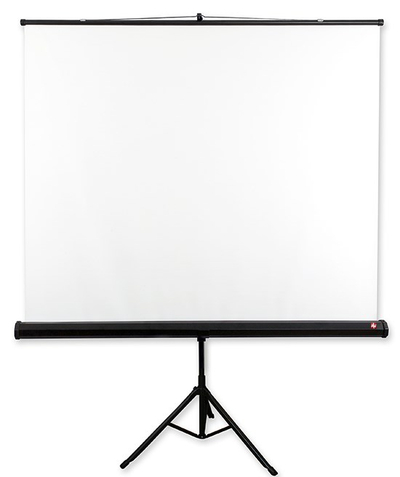 Ekran projektori Avtek Tripod Standard 200, 200x200cm, Matt White, i zi
