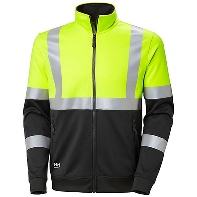 Bluze pune Helly Hansen Addvis Zip Class 1, XXXL, me reflekte, e verdhë neonkë me të zezë