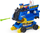Lodër makinë policie Paw Patrol Chase Rise and Rescue, set me figura, që shndërrohet, blu