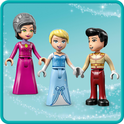 Lodër ndërtime LEGO Disney Princess, Kështjella e Hirushes 43206, 5+, shumëngjyrëshe