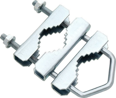 Kapëse për direkë Blow 76-931, për tuba 6x15 cm, çelik i galvanizum