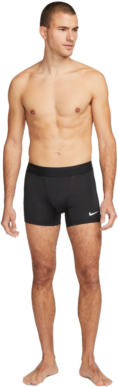 Short sportiv Nike Dri-FIT Brief, teknologji Dri-FIT, xhep anësor, i zi