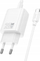 Karikues muri Hoco N61, 20W PD QC3.0, me USB A edhe USB C, i bardhë