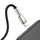 Kabllo karikimi Baseus Cafule Metal, USB në Lightning, 1m, 2.4A, i zi