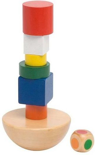 Lojë druri balancuese Goki Balancing Tower 212714, për 2 4 lojtarë, shumëngjyrëshe
