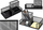 Organizues tavoline Office Supplies, metal, me 3 ndarje, i zi