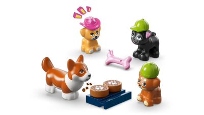 Set lodër LEGO Friends Bakery with Treats for Dogs 42677, për fëmijë, shumëngjyrësh