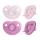 Memë Curved Soothie Framboise Pink, 0–6m, 2 copë