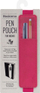 Këllëf stilolapsash Bookaroo Pen Pouch, për libra, rozë e ndezur
