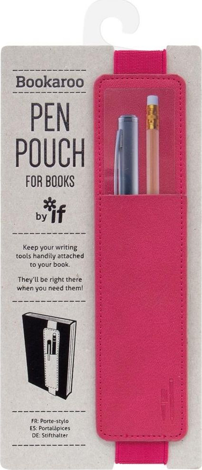 Këllëf stilolapsash Bookaroo Pen Pouch, për libra, rozë e ndezur