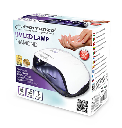 Llambë për thonjë Esperanza Diamond 80 W